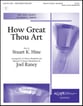How Great Thou Art Handbell sheet music cover